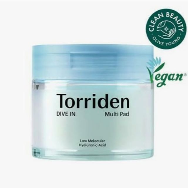 Torriden Dive-in Low Molecular Hyaluronic Acid Multi Pad (80 แผ่น)